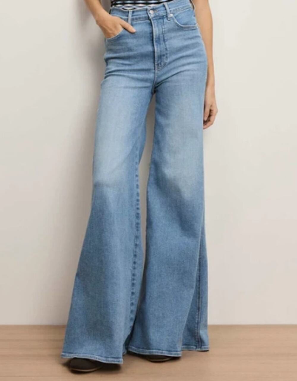 Veronica Beard NWT Jesse High Rise Ultra Flare Jeans Size 30 US 10 Denim $398